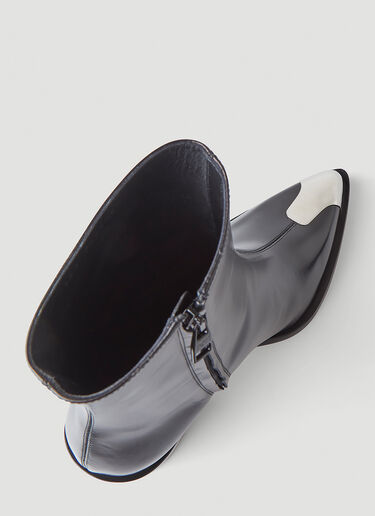 Alexander McQueen Boxcar Ankle Boots Black amq0249038