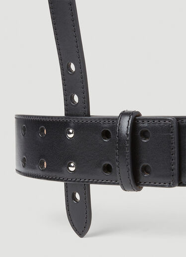 Alexander McQueen Harness Belt Black amq0251016