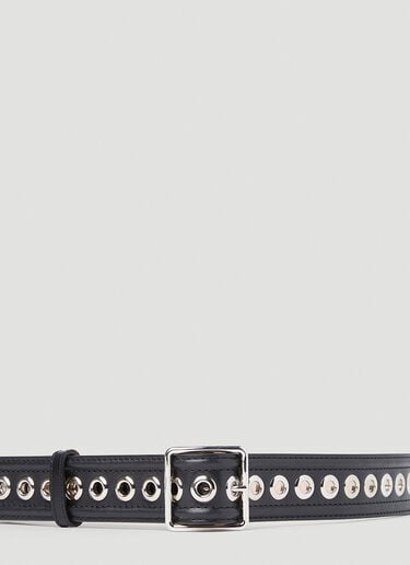 Eyelet Belt Alexander McQueen Eyelet Belt Black amq0251017
