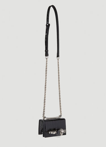주얼드 사첼 마이크로 숄더백 Alexander McQueen 주얼드 사첼 마이크로 숄더백 블랙 amq0251032