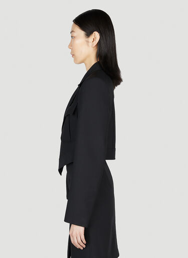 비대칭 밀리터리 블레이저 Alexander McQueen 비대칭 밀리터리 블레이저 블랙 amq0252024