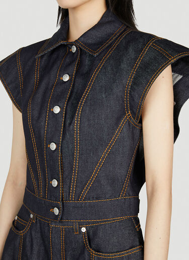 데님 질렛 재킷 Alexander McQueen 데님 질렛 재킷 블루 amq0252028