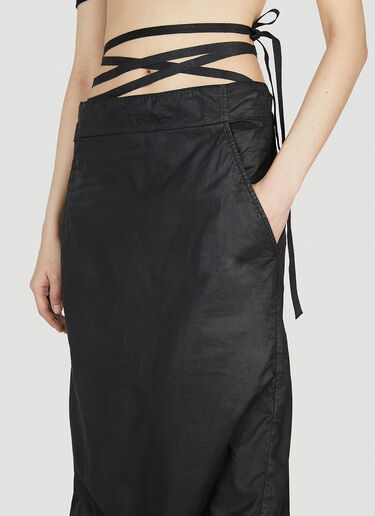 Ann Demeulemeester Philomena Skirt Dark Brown ann0252003