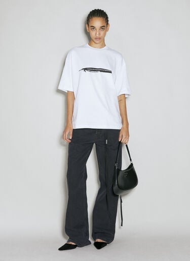 Marike 羽毛印花 T 恤 Ann Demeulemeester Marike 羽毛印花 T 恤 白色 ann0254010