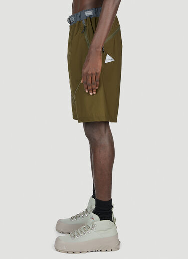 And Wander Breath Shorts Khaki anw0152008