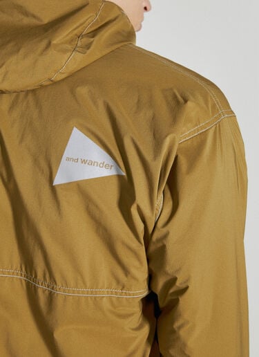 And Wander Pertex Wind Jacket Brown anw0154003