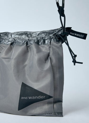 And Wander Dyneema Logo Print Shoulder Bag Black anw0154014