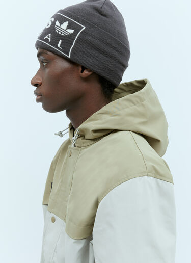 Logo Jacquard Beanie Hat adidas Originals by SPZL Logo Jacquard Beanie Hat Grey aos0154014