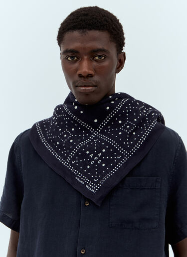 x JJJJound 方巾 A.P.C. x JJJJound 方巾 蓝色 apc0157016