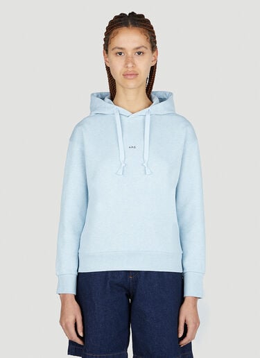 크리스티나 후드 스웨트셔츠 A.P.C. 크리스티나 후드 스웨트셔츠 블루 apc0252004