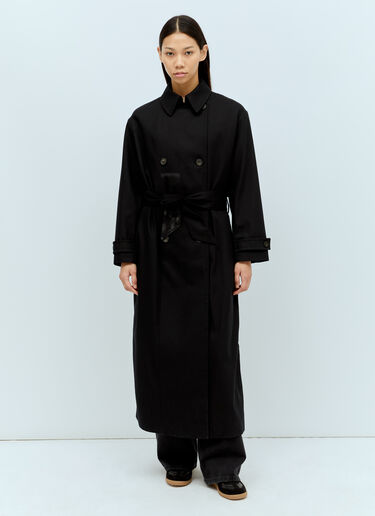 A.P.C. Louise Trench Coat Black apc0255001