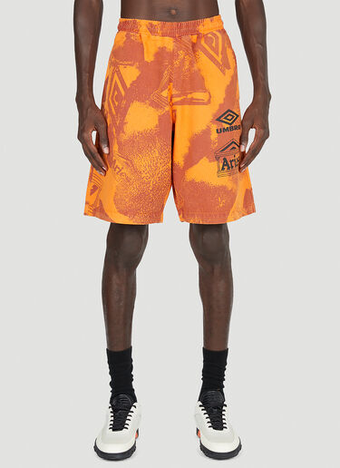 Aries x Umbro Pro 64 Shorts Orange aru0153004