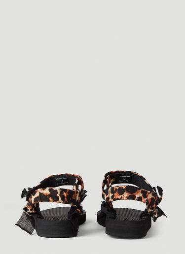 Leopard Trekky Sandals Arizona Love Leopard Trekky Sandals Brown arz0252004