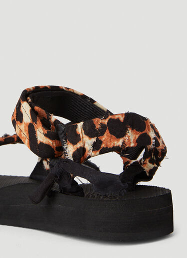 Leopard Trekky Sandals Arizona Love Leopard Trekky Sandals Brown arz0252004