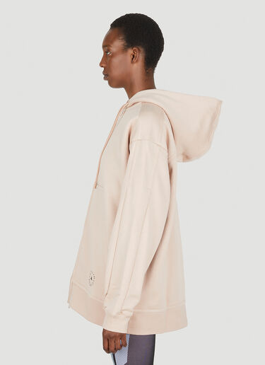 Front Zip Hooded Sweatshirt adidas by Stella McCartney Front Zip Hooded Sweatshirt Pink asm0248009