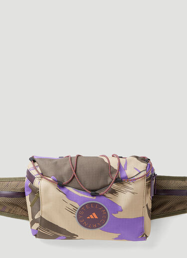 adidas by Stella McCartney Graphic Print Belt Bag Green asm0254038