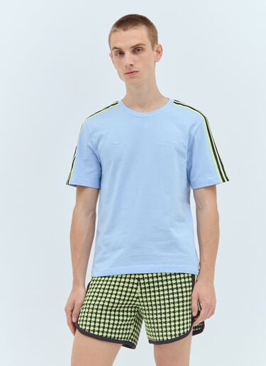 徽标刺绣 T 恤 adidas by Wales Bonner 徽标刺绣 T 恤 蓝色 awb0357005