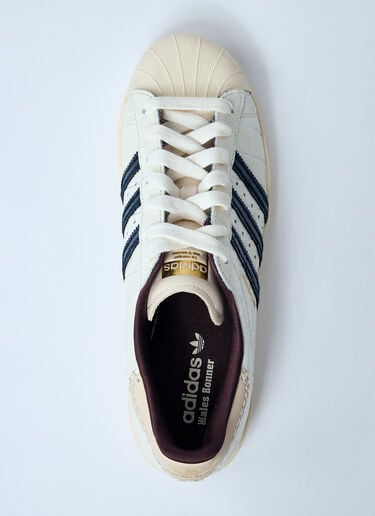 Leather Supestar Sneakers adidas by Wales Bonner Leather Supestar Sneakers White awb0359007