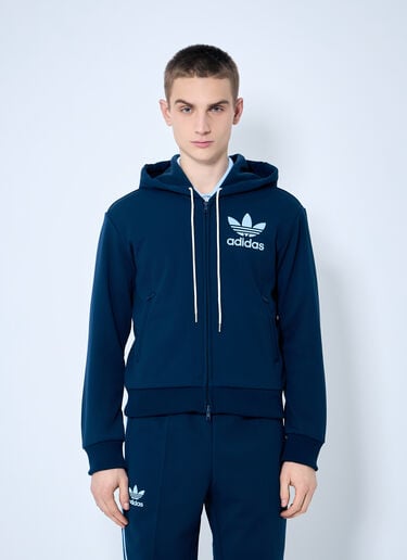 Track Hooded Zip-Up Sweateshirt adidas by Wales Bonner Track Hooded Zip-Up Sweateshirt Navy awb0359016