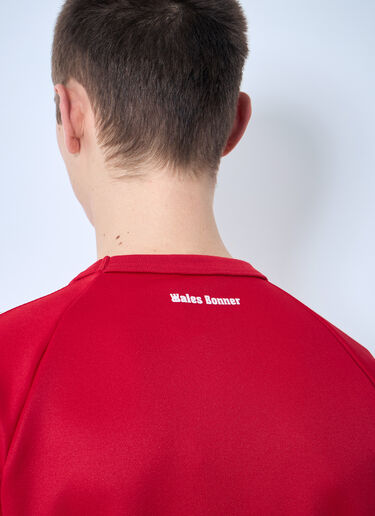 Logo Motif Sweatshirt adidas by Wales Bonner Logo Motif Sweatshirt Red awb0359019
