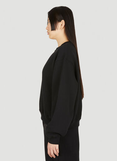 徽标运动衫 Alexander Wang 徽标运动衫 黑 awg0249023