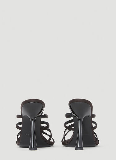 Nala 徽标高跟凉鞋 Alexander Wang Nala 徽标高跟凉鞋 黑色 awg0251059