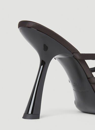 Alexander Wang Nala 徽标高跟凉鞋 黑色 awg0251059