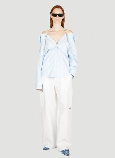 Alexander Wang 카고 팬츠 화이트 awg0252009