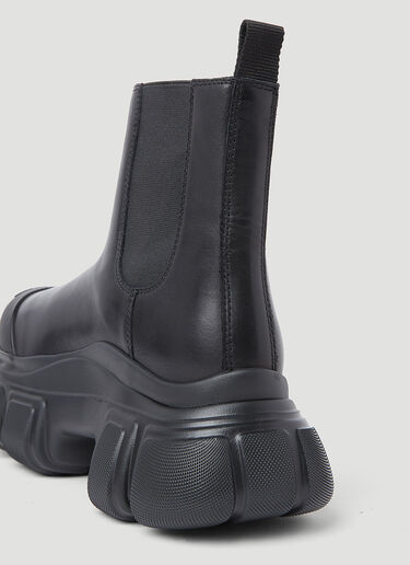Alexander Wang 스톰 첼시 가죽 부츠 블랙 awg0253030