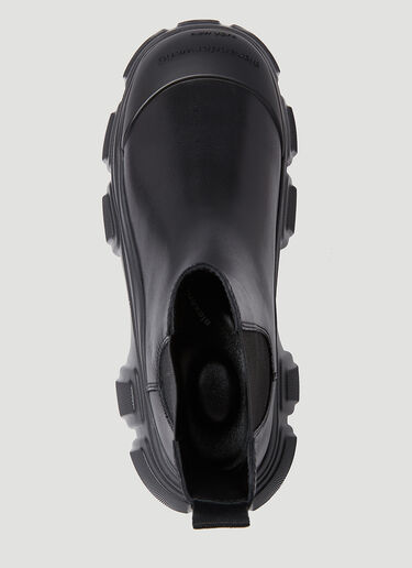 Alexander Wang 스톰 첼시 가죽 부츠 블랙 awg0253030