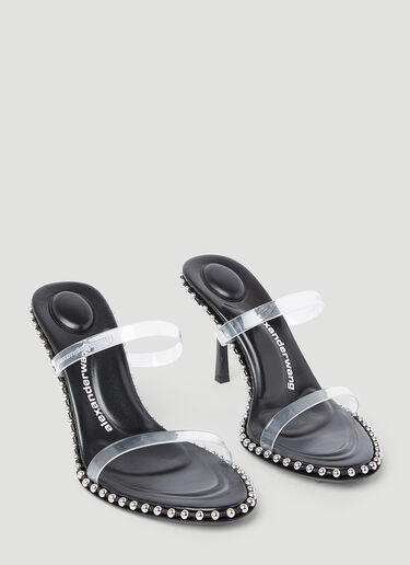 Nova 85 Slide High-Heel Sandals Alexander Wang Nova 85 Slide High-Heel Sandals Black awg0253035