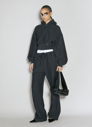 Alexander Wang Wide Leg Track Pants Black awg0255022