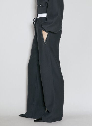 Alexander Wang Wide Leg Track Pants Black awg0255022