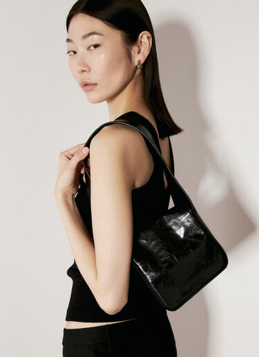 돔 슬라우치 스몰 숄더백 Alexander Wang 돔 슬라우치 스몰 숄더백 블랙 awg0255052
