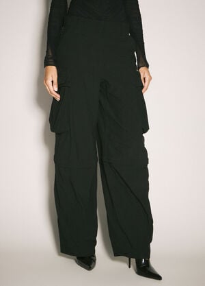 Alexander Wang Logo Cargo Pants Black awg0257005