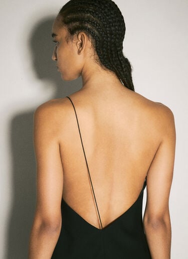 Alexander Wang アシンメトリースリットマキシドレス ブラック awg0258001