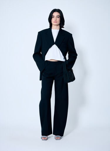 Alexander Wang Pull-Back Cut-Out Blazer Black awg0259001
