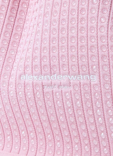 Alexander Wang Small Ryan Rhinestone Handbag Pink awg0260012
