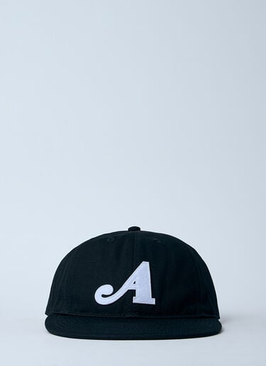 Logo Motif Baseball Cap Awake NY Logo Motif Baseball Cap Black awk0160004