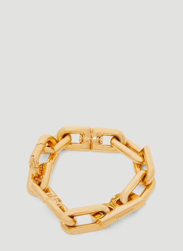 Balenciaga B Chain Thin Bracelet Black bal0144045