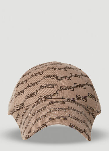 BB Monogram Baseball Cap Balenciaga BB Monogram Baseball Cap Beige bal0151048