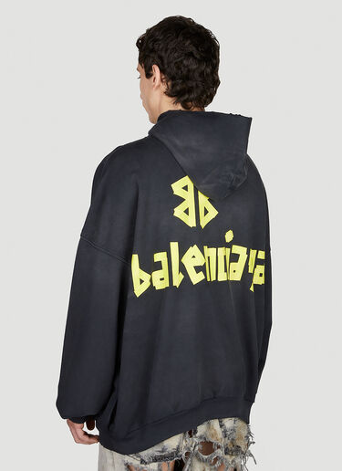 Balenciaga 립 포켓 후드 스웨트셔츠 - 네이비 네이비 bal0152045