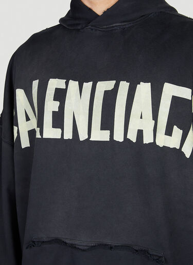 Balenciaga 립 포켓 후드 스웨트셔츠 - 네이비 네이비 bal0152045
