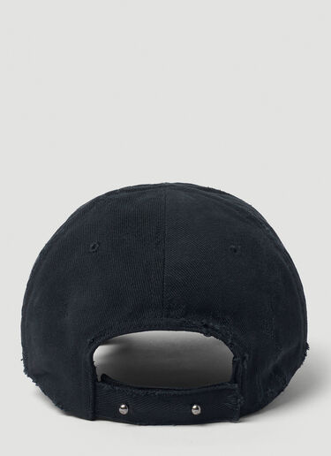 穿孔棒球帽 Balenciaga 穿孔棒球帽 黑色 bal0152079
