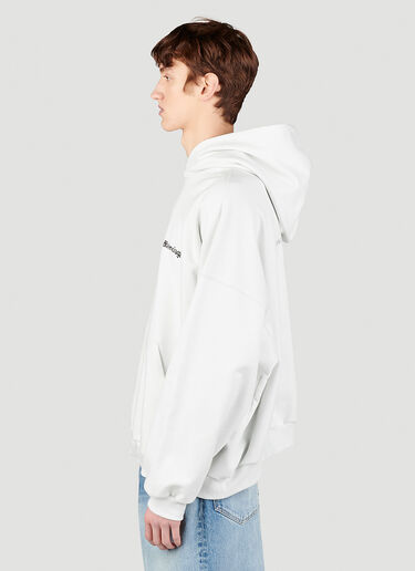宽大连帽运动衫 Balenciaga 宽大连帽运动衫 白色 bal0153011