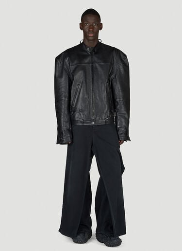 Deconstructed 皮革夹克 Balenciaga Deconstructed 皮革夹克 黑 bal0154002