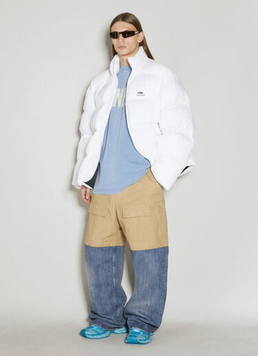 테이프 티셔츠 Balenciaga 테이프 티셔츠 블루 bal0155014