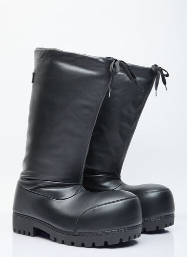 Alaska High Leather Boots Balenciaga Alaska High Leather Boots Black bal0155107