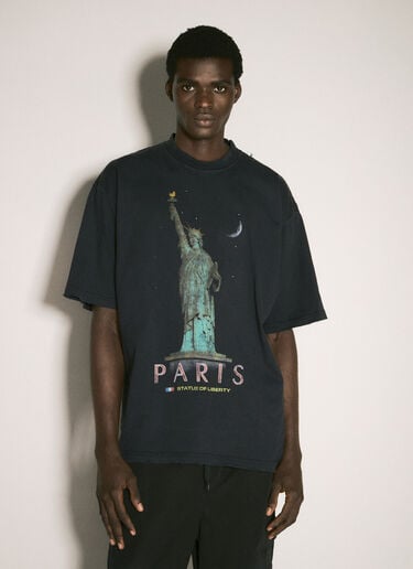 Paris Liberty T恤 Balenciaga Paris Liberty T恤 黑 bal0157019