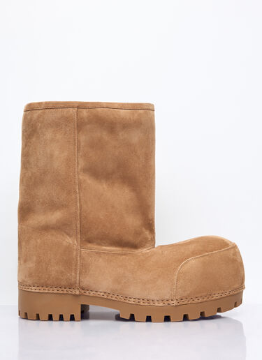 Balenciaga 알래스카 포-퍼 로우 부츠 베이지 bal0157036